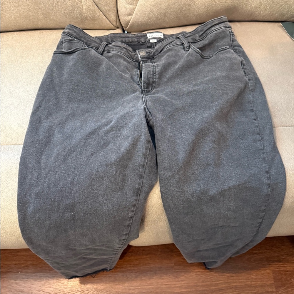 Ava & Viv Charcoal Denim Pants